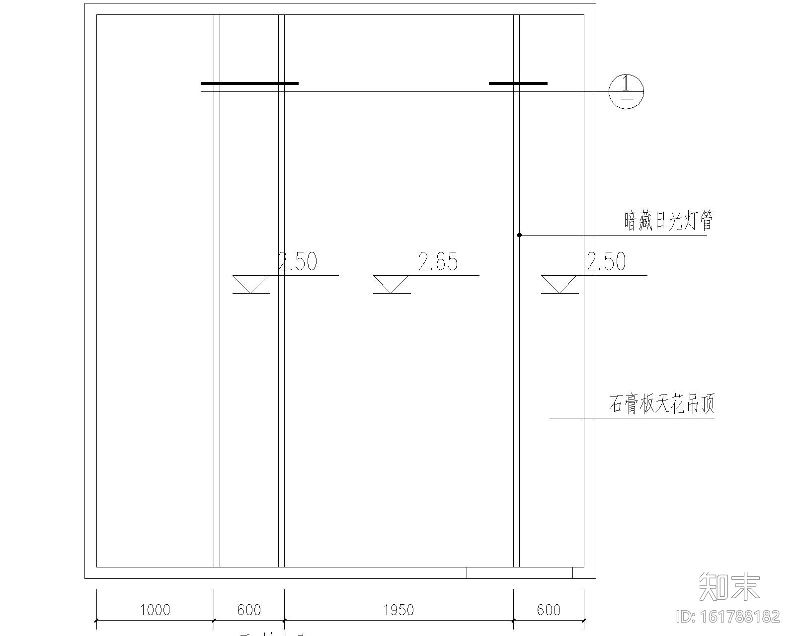 室内娱乐空间装修施工图(KTV包房)cad施工图下载【ID:161788182】