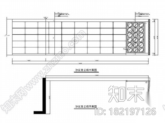 休闲四居室装饰装修图cad施工图下载【ID:182197126】