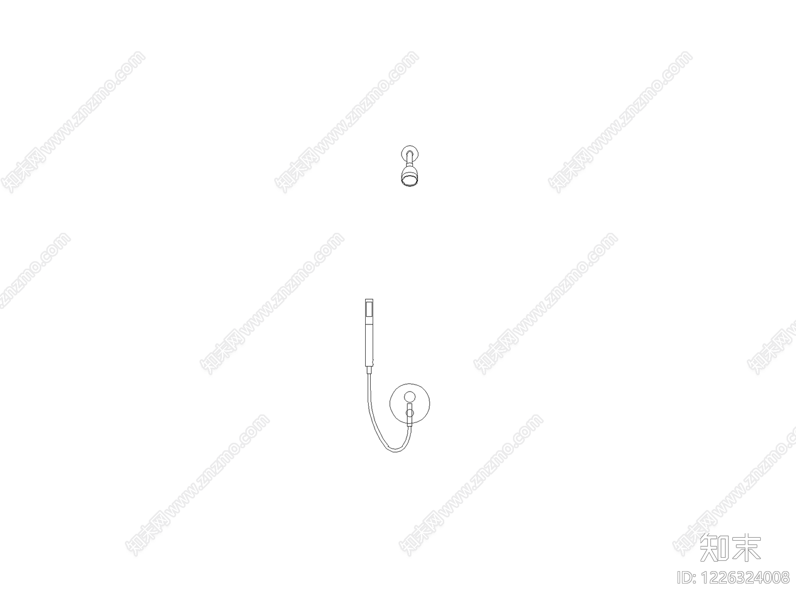 卫浴设施cad施工图下载【ID:1226324008】