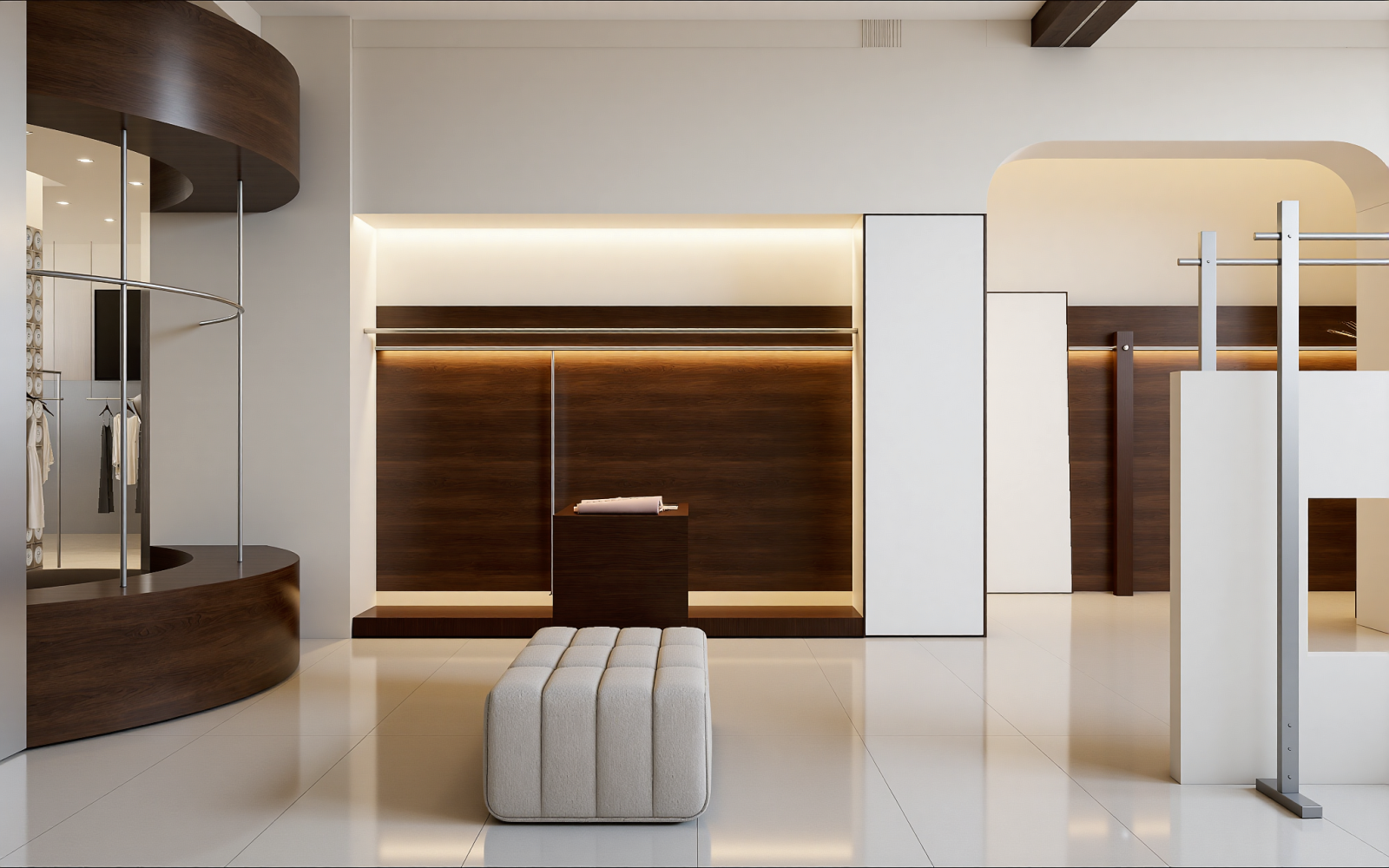 现代服装展厅3D模型下载【ID:1215076551】