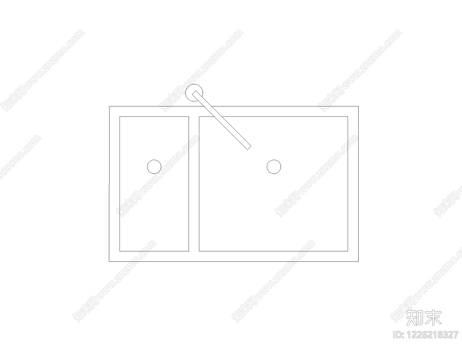 现代,极简卫浴设施CAD图纸