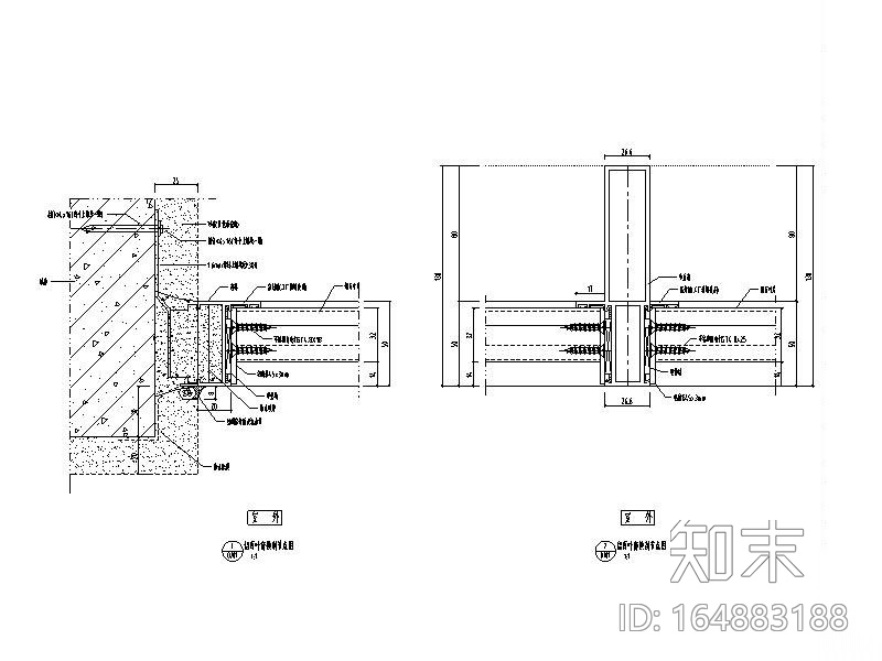 27层超高层商业综合体玻璃幕墙施工图2014cad施工图下载【ID:164883188】