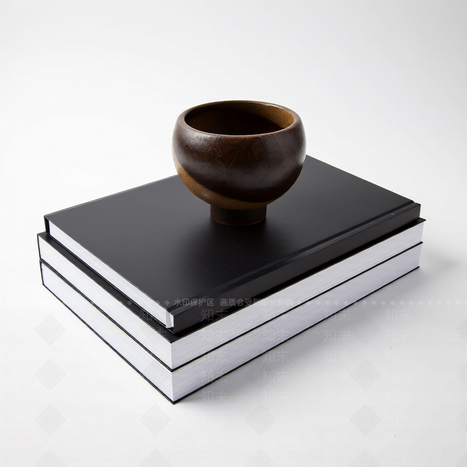 书籍堆叠与石质摆件3D模型下载【ID:1206185664】