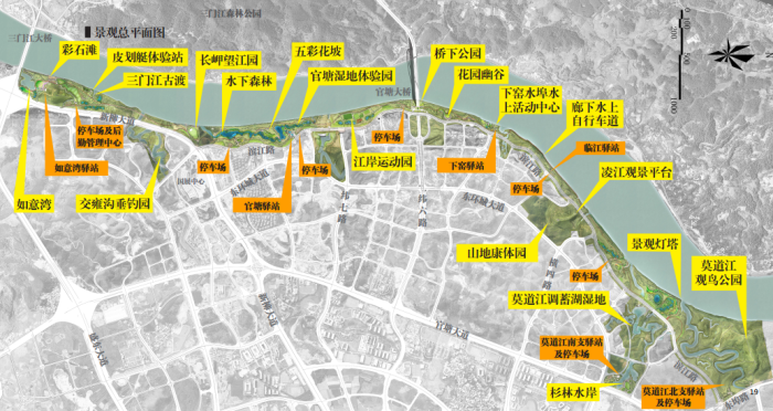 [广西]湿地公园生态绿色廊道滨江景观规划方案设计（2...施工图下载【ID:160917108】