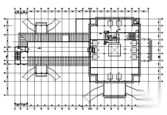 某国际高尔夫俱乐部三层会所建筑施工图cad施工图下载【ID:151663182】