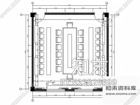 施工图青岛温泉酒店新中式会议室施工图含效果施工图下载【ID:532026699】
