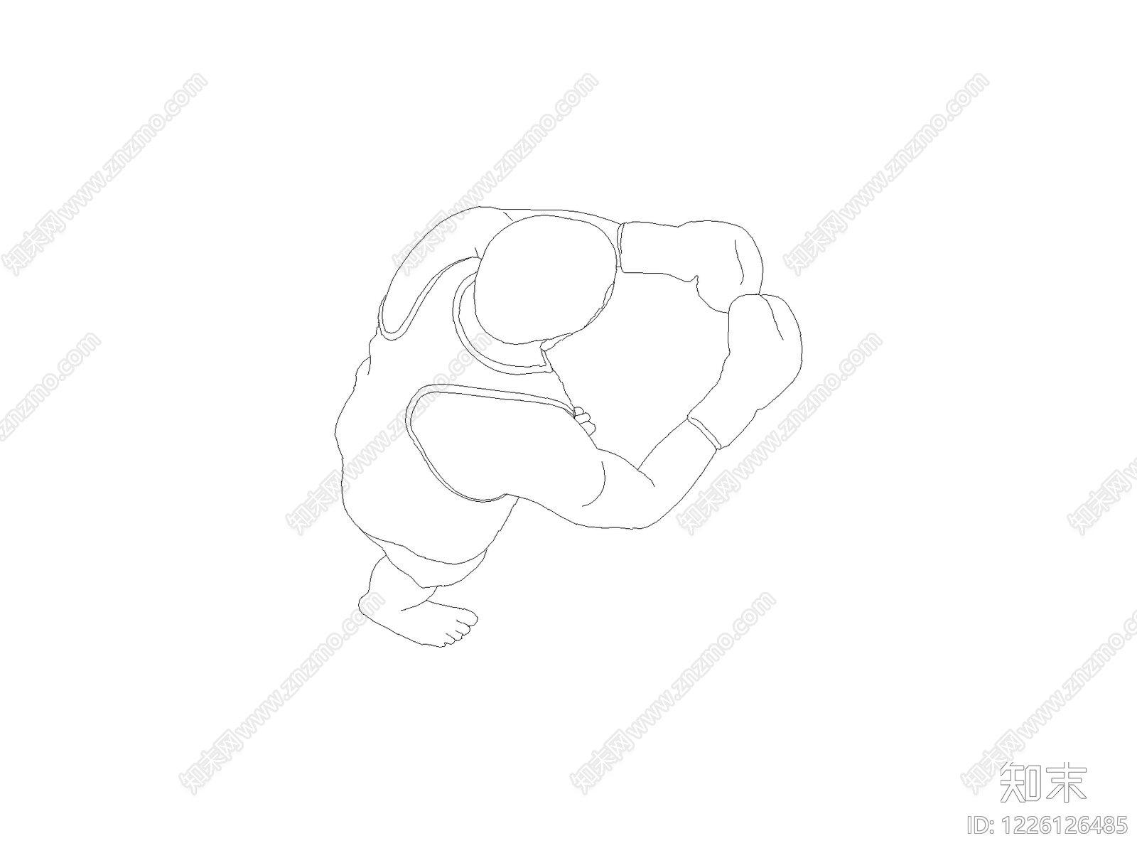 人物cad施工图下载【ID:1226126485】