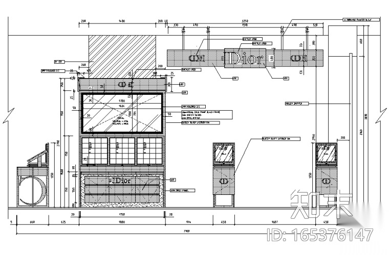 [泰国]普吉岛尚泰普吉购物中心Dior迪奥化妆品专柜丨效...cad施工图下载【ID:165376147】