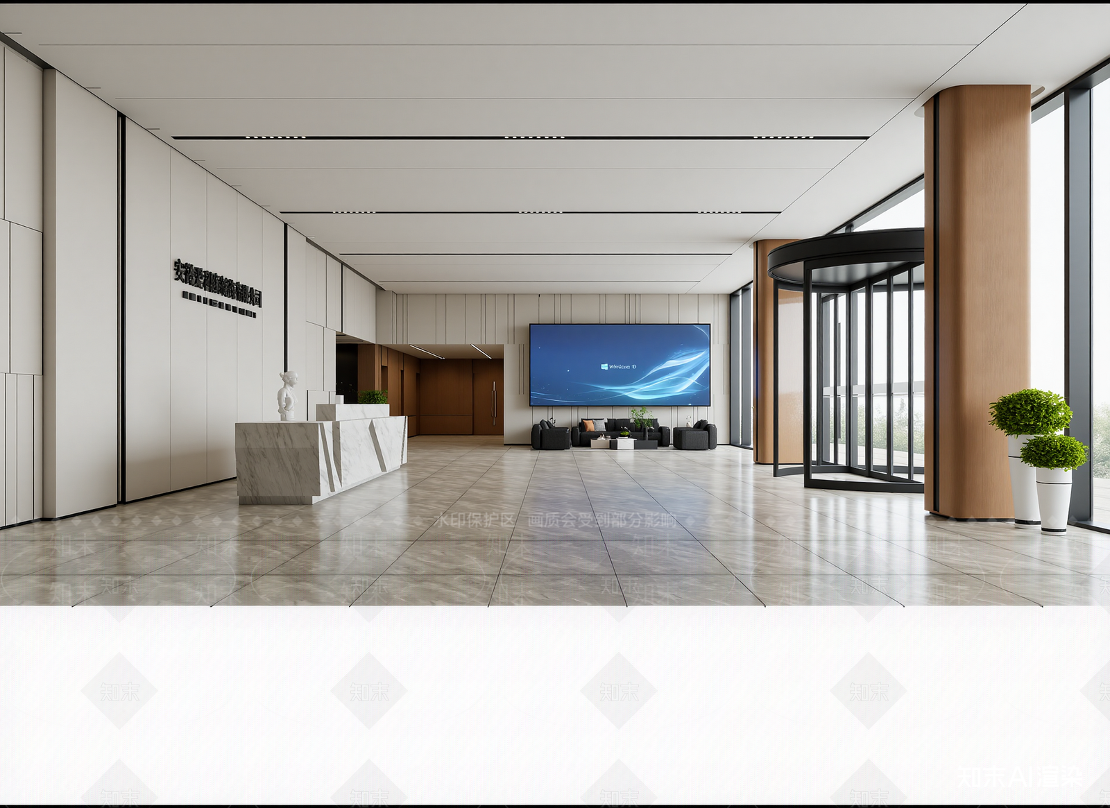 现代售楼处3D模型下载【ID:1215002779】