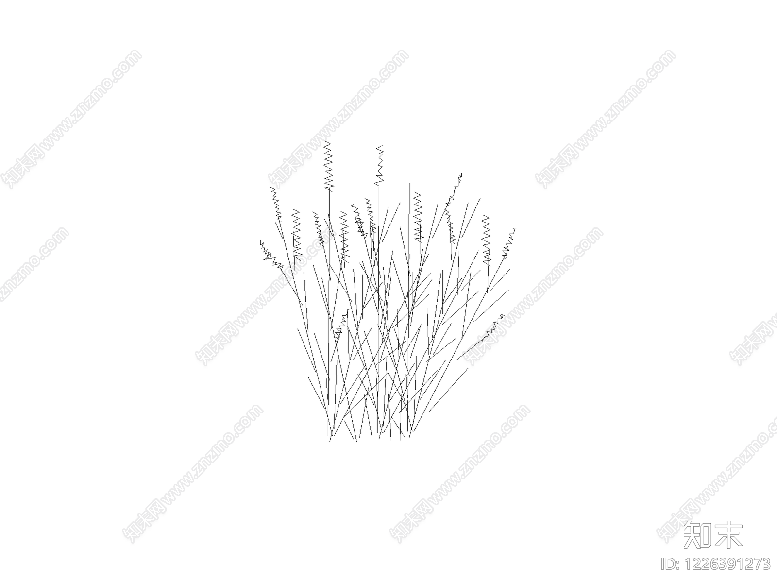 灌木种植CAD图纸