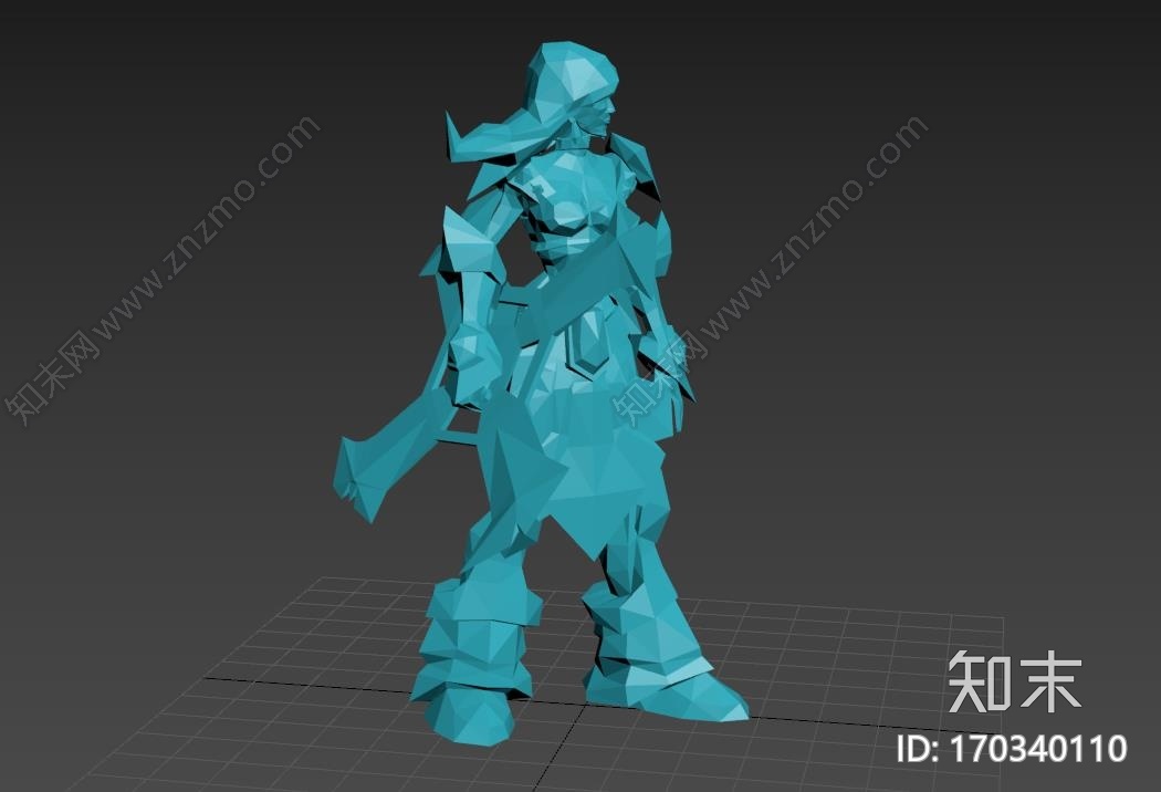 sivir_战争女神711073d打印模型下载【ID:170340110】