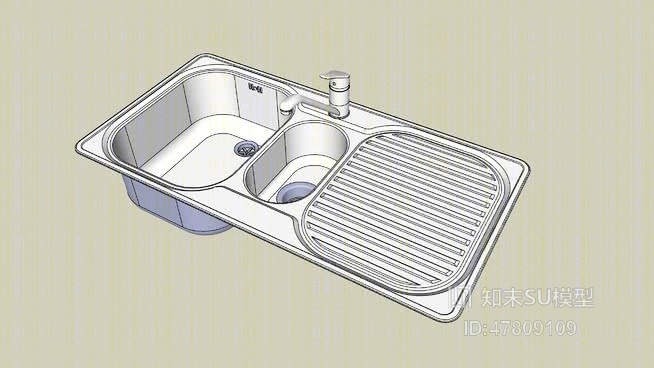 水槽SU模型下载【ID:717921792】