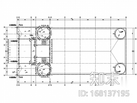 五层钢框架结构教堂结构施工图（含建筑图）cad施工图下载【ID:168137195】