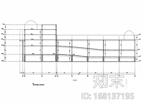 五层钢框架结构教堂结构施工图（含建筑图）cad施工图下载【ID:168137195】