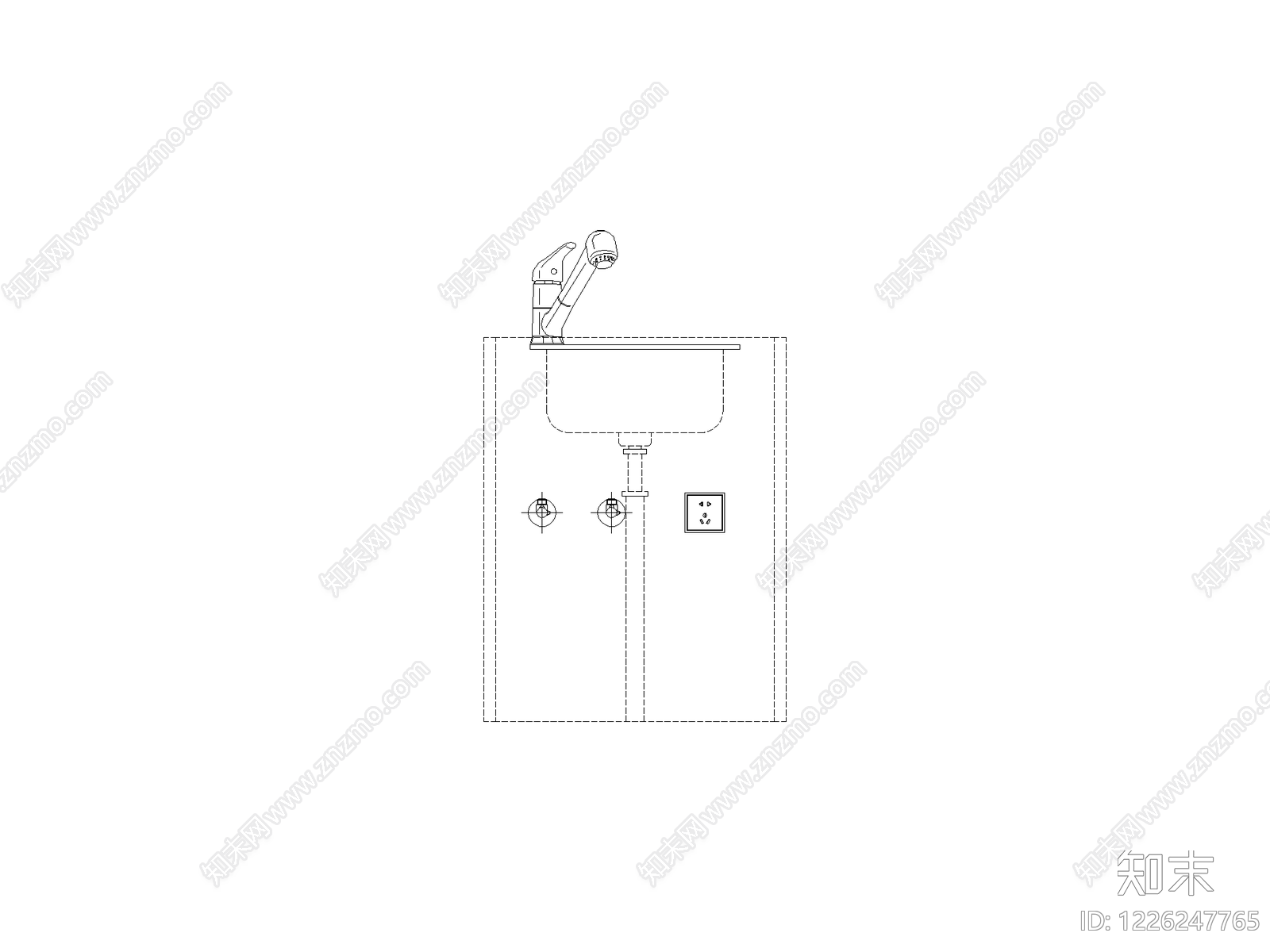 厨房设施CAD图纸