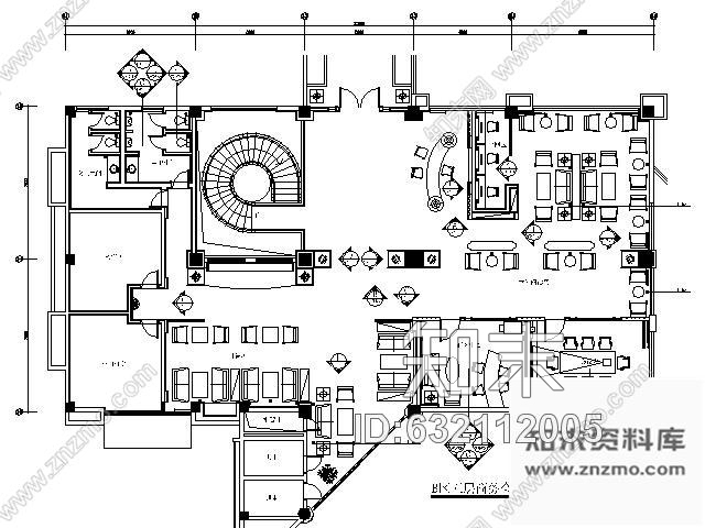 施工图五星酒店商务会所装修图cad施工图下载【ID:632112005】