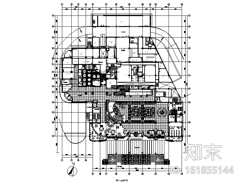 [浙江]某星级商务会议型酒店设计CAD施工图（含效果图）施工图下载【ID:161855144】