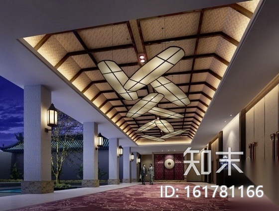 [云南]世界顶级度假酒店装修竣工图（含效果）cad施工图下载【ID:161781166】