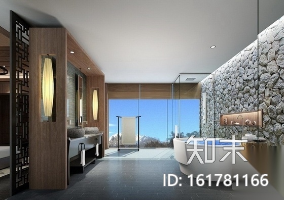 [云南]世界顶级度假酒店装修竣工图（含效果）cad施工图下载【ID:161781166】