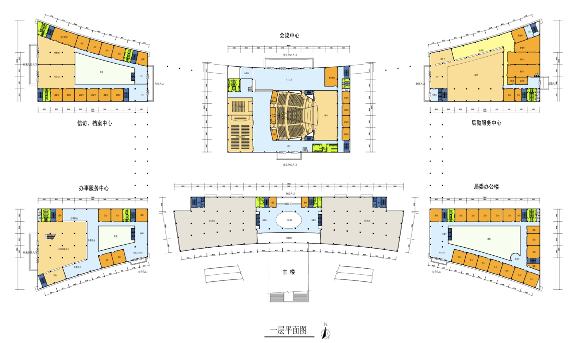 [江苏]现代风格旅游商务中心及生态公园规划（SU+文本）施工图下载【ID:165159149】