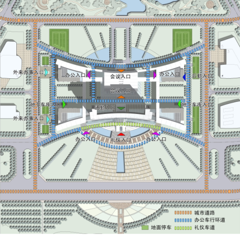 [江苏]现代风格旅游商务中心及生态公园规划（SU+文本）施工图下载【ID:165159149】