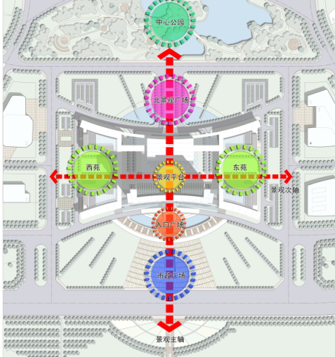 [江苏]现代风格旅游商务中心及生态公园规划（SU+文本）施工图下载【ID:165159149】