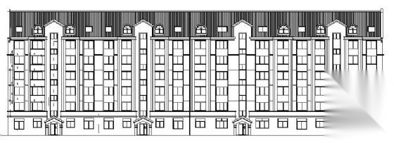 坡屋顶住宅（底层门市）施工图cad施工图下载【ID:149856163】