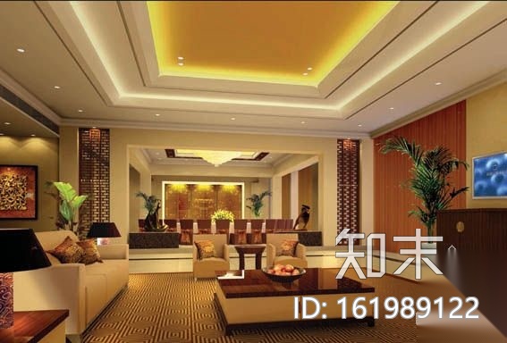 某五星大酒店二层装修图(含效果)cad施工图下载【ID:161989122】