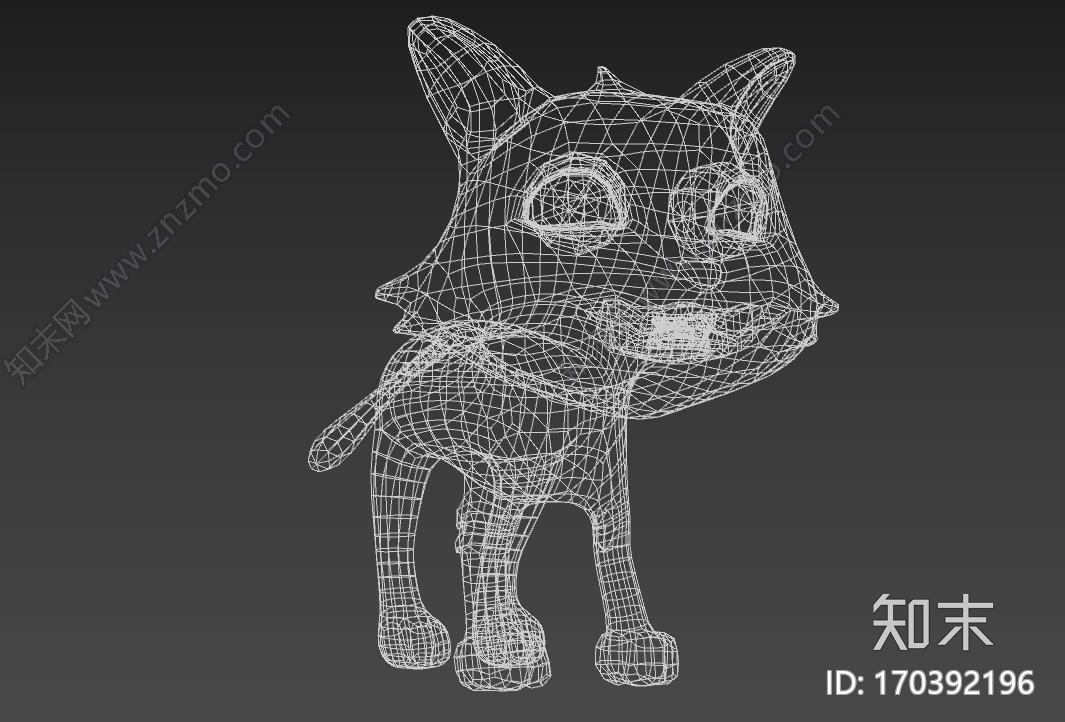 卡通动物CG模型下载【ID:170392196】