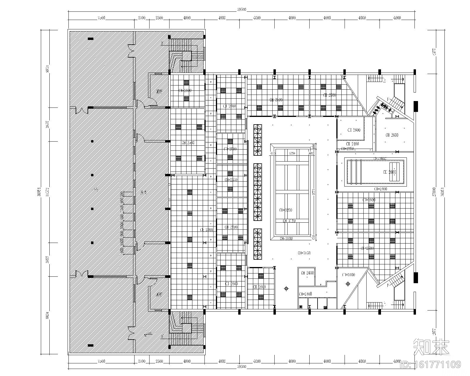 南京煌华影视投资有限公司办公室室内装修工程竣工图cad施工图下载【ID:161771109】