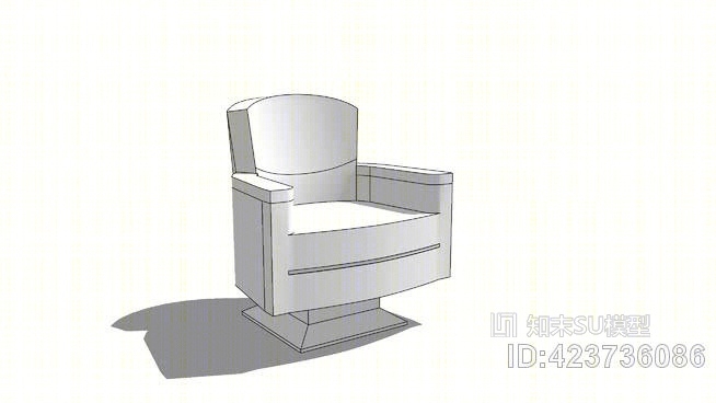贵宾会议室椅01SU模型下载【ID:423736086】