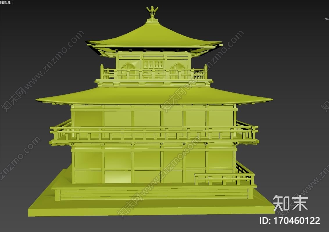 金阁寺%2F鹿苑寺3d打印模型下载【ID:170460122】