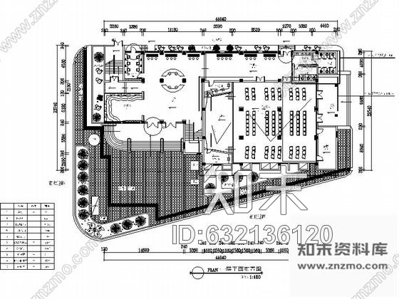 施工图重庆现代青少年宫室内装修施工图含效果施工图下载【ID:632136120】