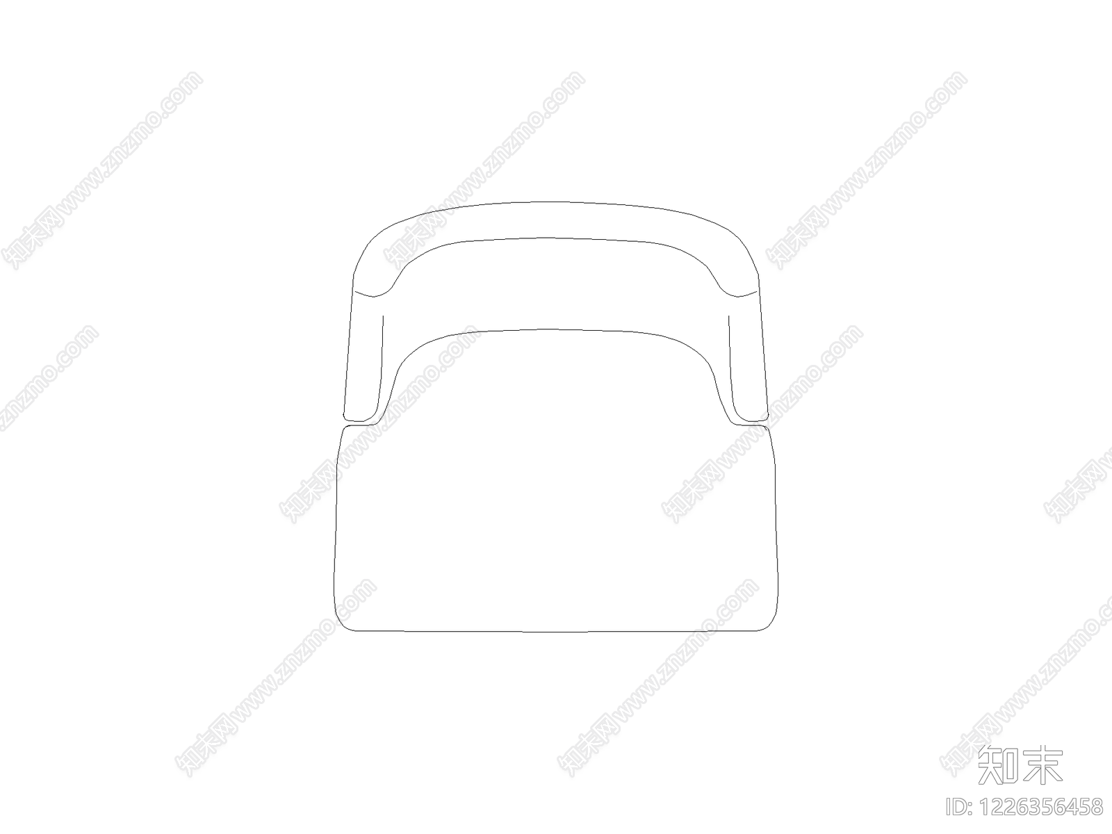 沙发cad施工图下载【ID:1226356458】