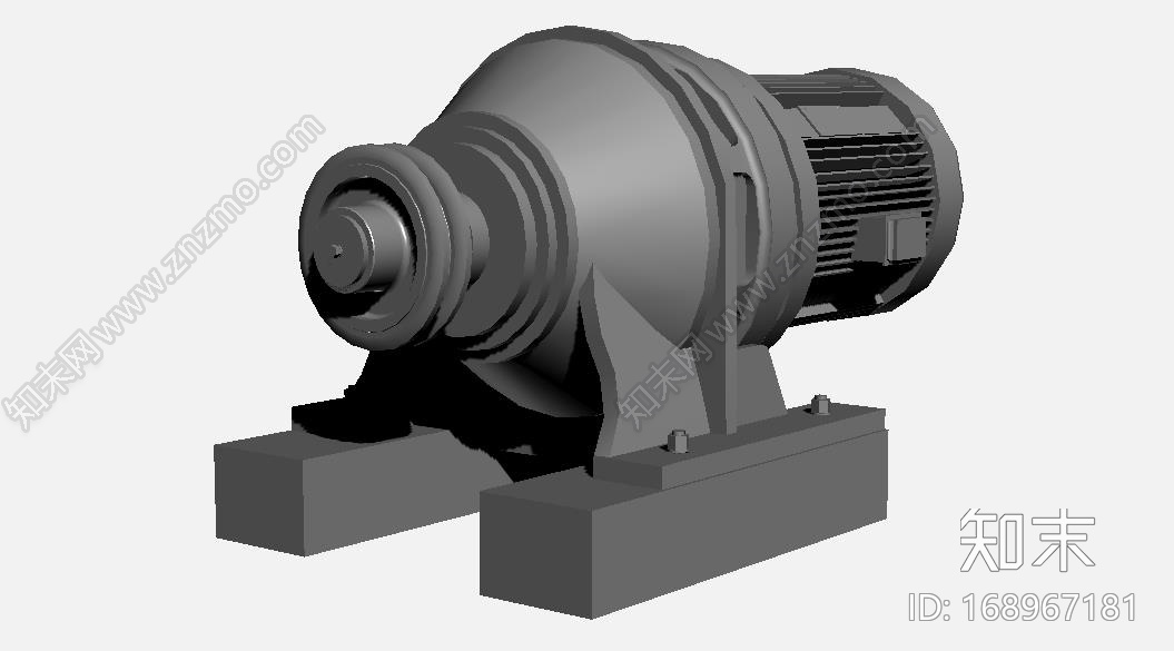 机器上用的减速机CG模型下载【ID:168967181】
