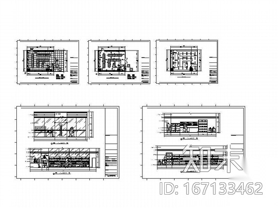 某小型超市方案图cad施工图下载【ID:167133462】