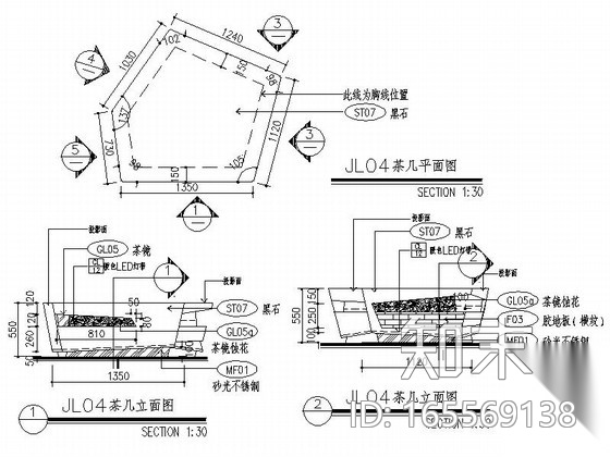 [山西]高档现代酒吧娱乐场所装修图（含效果方案）cad施工图下载【ID:165569138】