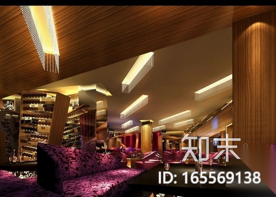 [山西]高档现代酒吧娱乐场所装修图（含效果方案）cad施工图下载【ID:165569138】