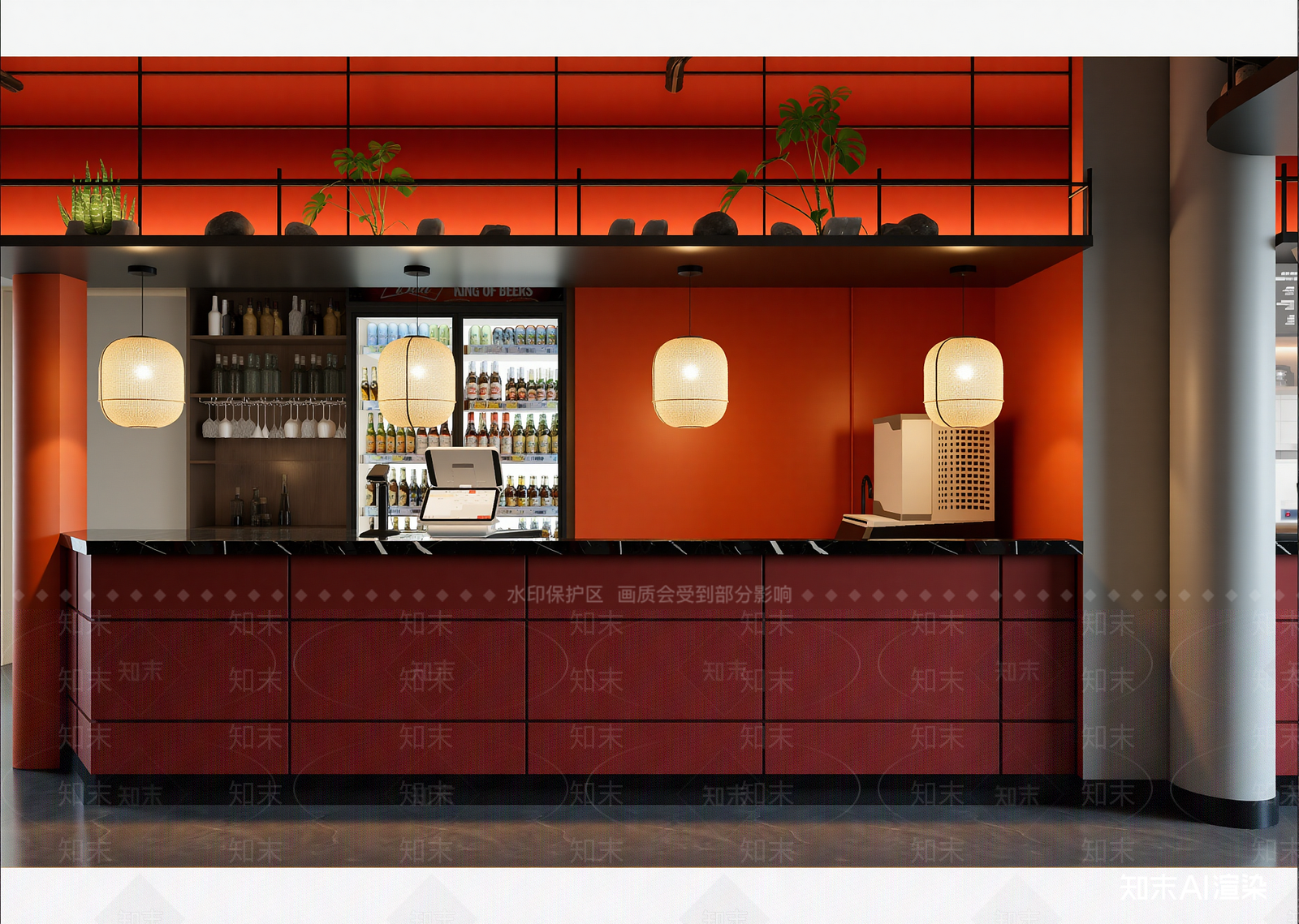 现代酒吧3D模型下载【ID:1214436641】