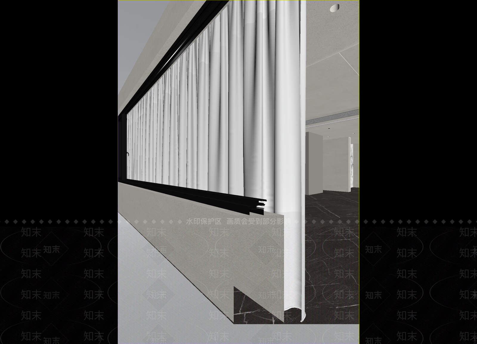 法式走廊3D模型下载【ID:1214741492】