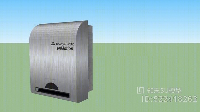 GeoGa太平洋®EnVITE®凹入不锈钢自动纸巾分配器SU模型下载【ID:522418262】