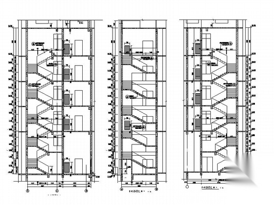 [浙江]现代风格23层酒店式公寓楼建筑施工图cad施工图下载【ID:166820191】