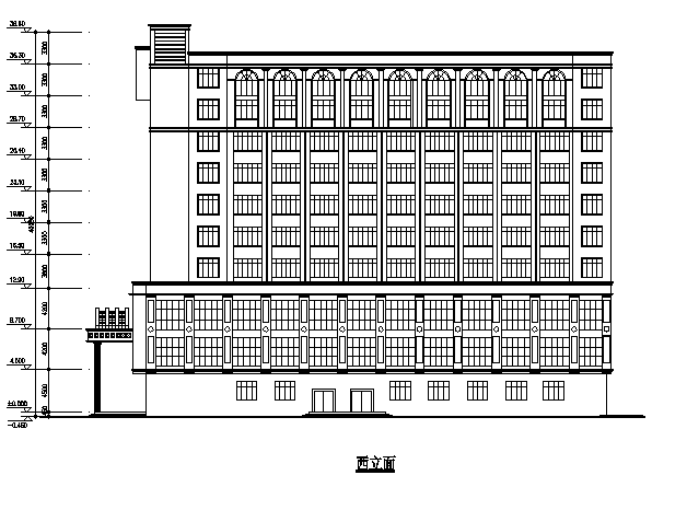 11层高框剪结构某酒店建筑施工图cad施工图下载【ID:160721179】