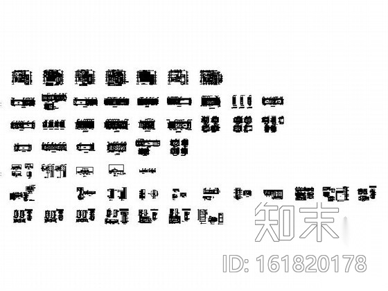 [深圳]知名品牌公司办公室装修图cad施工图下载【ID:161820178】