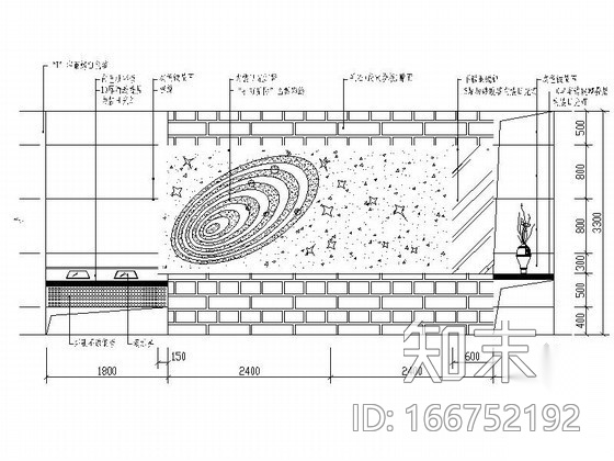 多种空间墙面装饰设计图集cad施工图下载【ID:166752192】