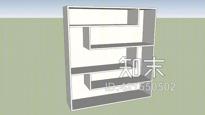 从jysk白色货架/SU模型下载【ID:421550502】