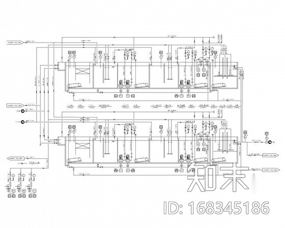 [辽宁]工业园区污水处理厂给排水图纸（工艺图、详图、安...施工图下载【ID:168345186】