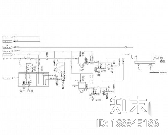 [辽宁]工业园区污水处理厂给排水图纸（工艺图、详图、安...cad施工图下载【ID:168345186】