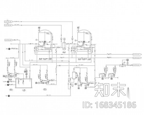 [辽宁]工业园区污水处理厂给排水图纸（工艺图、详图、安...cad施工图下载【ID:168345186】