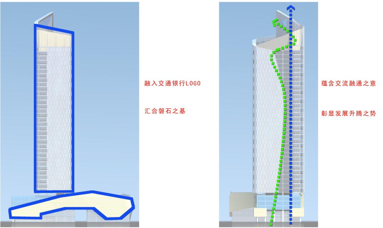 [江苏]无锡某银行办公楼营业大楼设计方案文本（包含视...cad施工图下载【ID:165943140】
